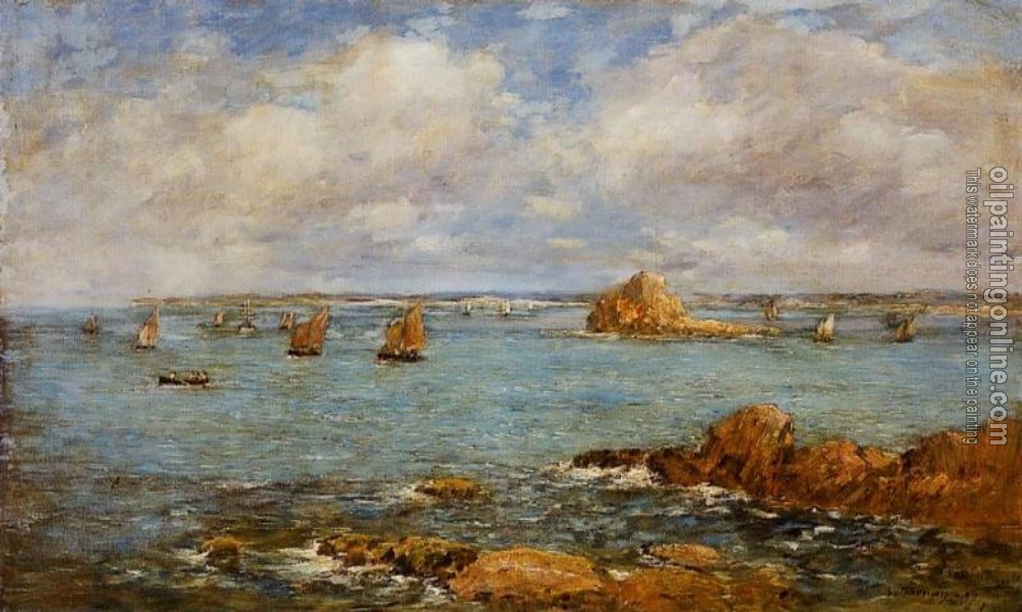 Boudin, Eugene - The Bay of Douarnenez